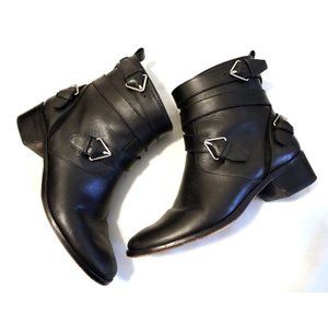 10 Crosby Derek Lam Coleen Leather Ankle Boots